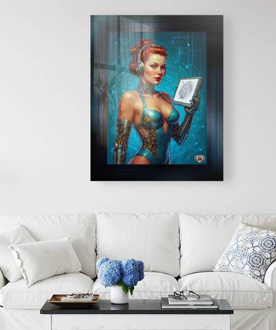 Designing My Cyborg Body Captivating AI Concept Art Illustration Portrait by Xzendor7 by xzendor7