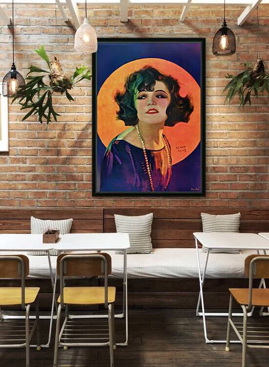 Pola Negri Film Actress Art by Henry Clive by Row One Brand