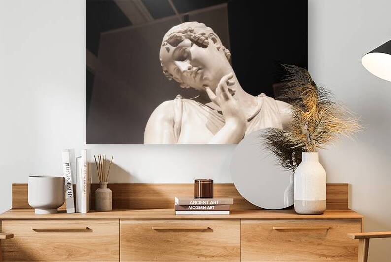 Dancer with finger on her chin by Antonio Canova 1814. Classic by Paolo Modena