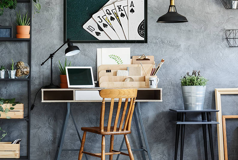 Close-Up Of Blackjack Playing Cards Showing Spades Royal Flush by PacificStock