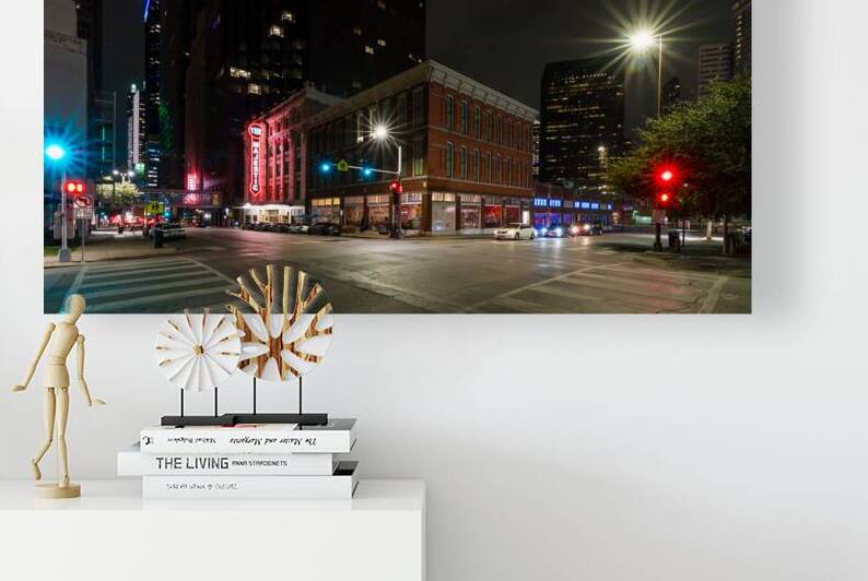 Dallas Elm And Harwood Night by Jennifer White