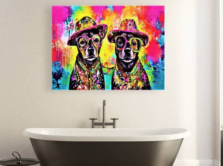 Siamese Chihuahuas by SykArt Designs