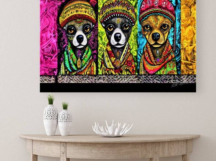 Chihuahua Colors by SykArt Designs