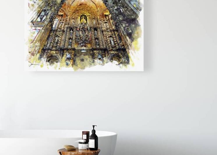 Porto église Sao Francisco l arbre de Jesse by Jean-Louis Desrosiers