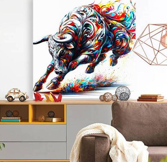 Bucking Bull by SykArt Designs