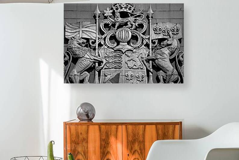 canada coat of arms  horizontal 2626 Coat 13k by Black And White