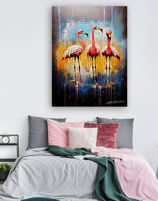 Flamingo Us by SykArt Designs