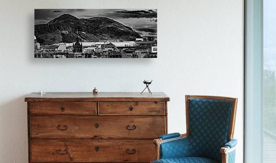 arthurs seat  panoramic 4658 Arthur 13k by Black And White