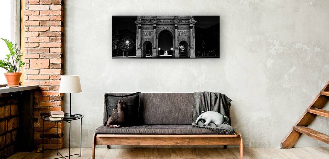 arc de triomphe du carrousel  panoramic 2457 Napo by Black And White