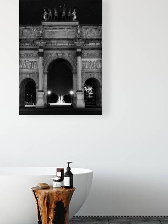arc de triomphe du carrousel  vertical 2457 Napol by Black And White
