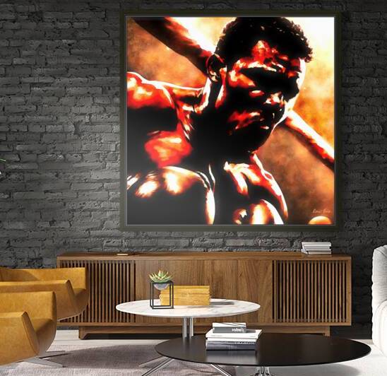 against the ropes boxing art by Row One Brand