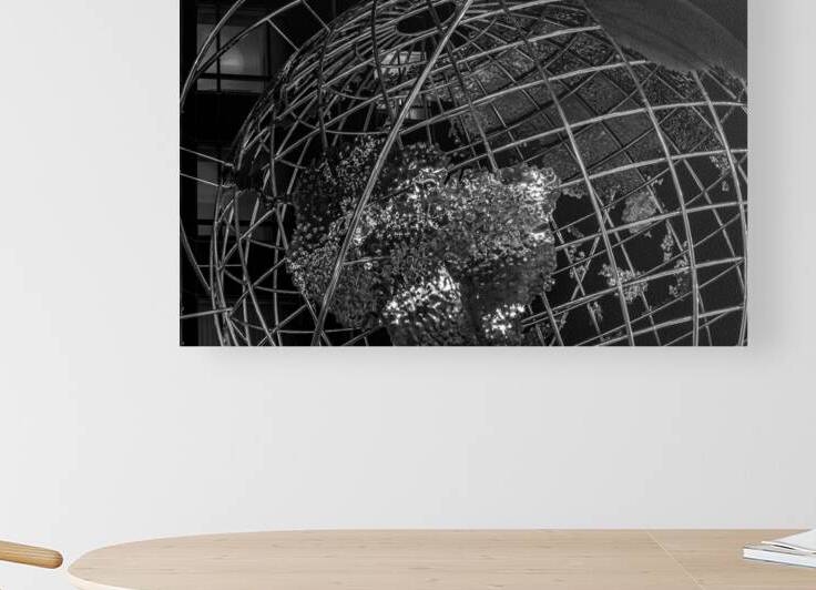 columbus circle globe  horizontal 1451 Globe 13k. by Black And White
