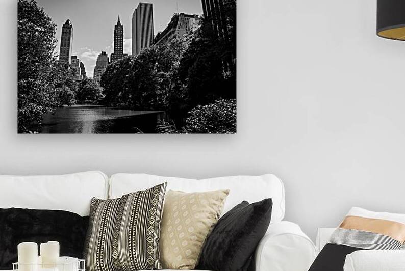 central park pond  horizontal 378 Pond 13k by Black And White