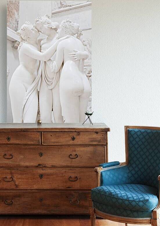 Possagno Italy - The Three Graces by Antonio Canova symbol of  by Paolo Modena