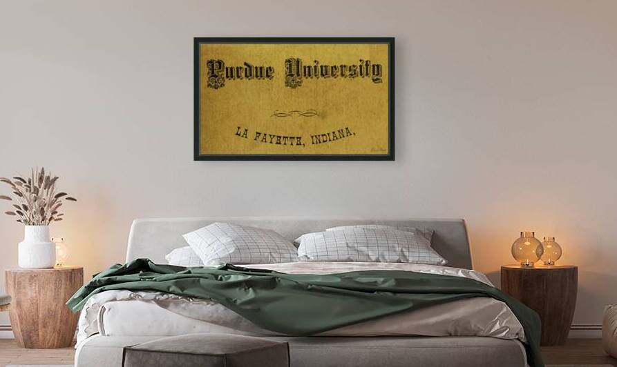 late 1800s purdue university art by Row One Brand