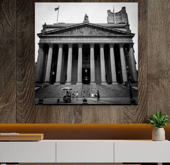 new york supreme court building  square 1445 Firm by Black And White