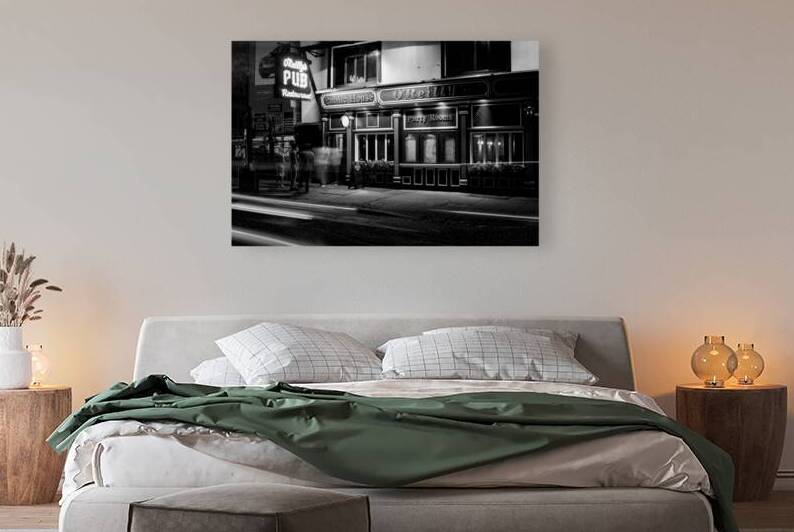 oreillys pub restaurant 31st street  horizontal 3 by Black And White