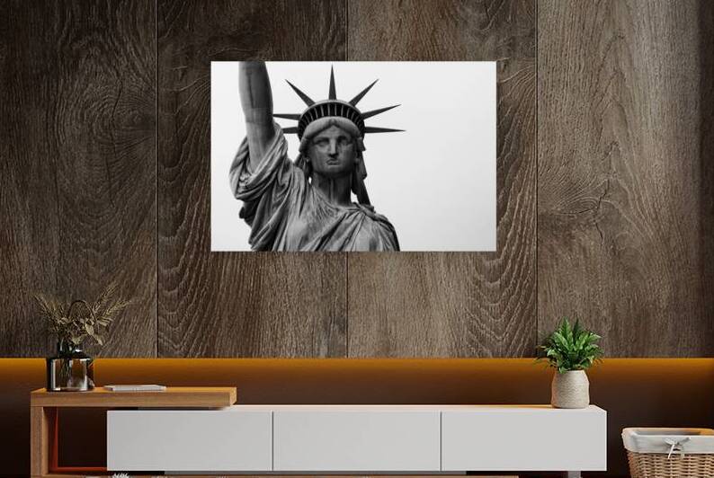 torch of statue of liberty  horizontal 1509 Torch by Black And White