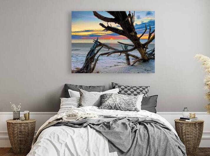 Boneyard Sunset on Jekyll Island by Bill Swartwout Photography