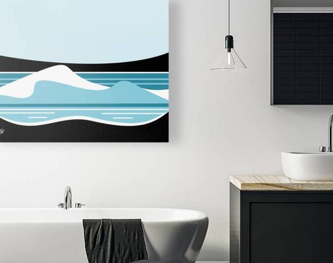 Ocean Tide Seascape Abstract by Liz Cereby