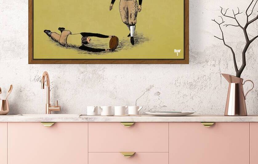 1890s purdue football art remix  by Row One Brand