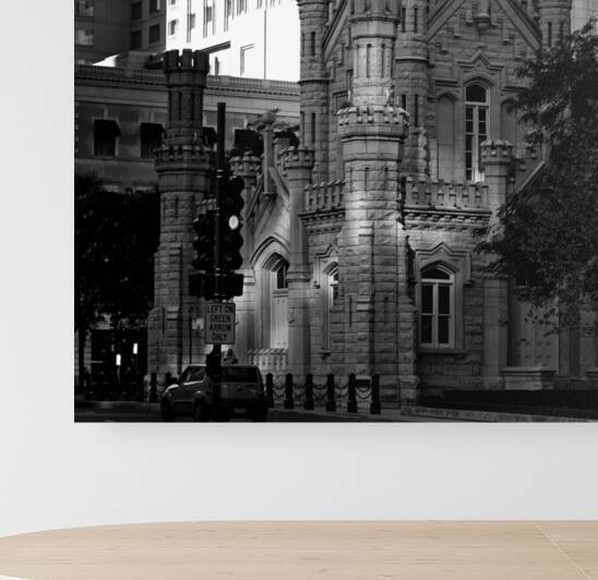 old chicago water tower  square 1181 Arrow 13k.jp by Black And White