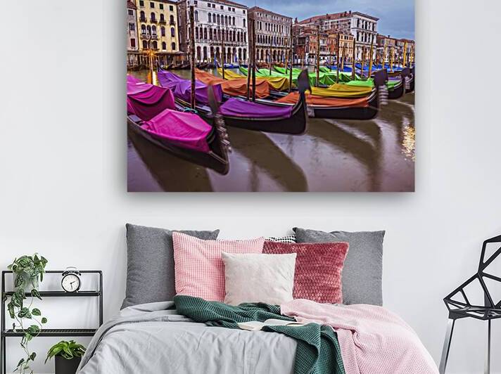 Multicolored Gondolas by Assaf Frank