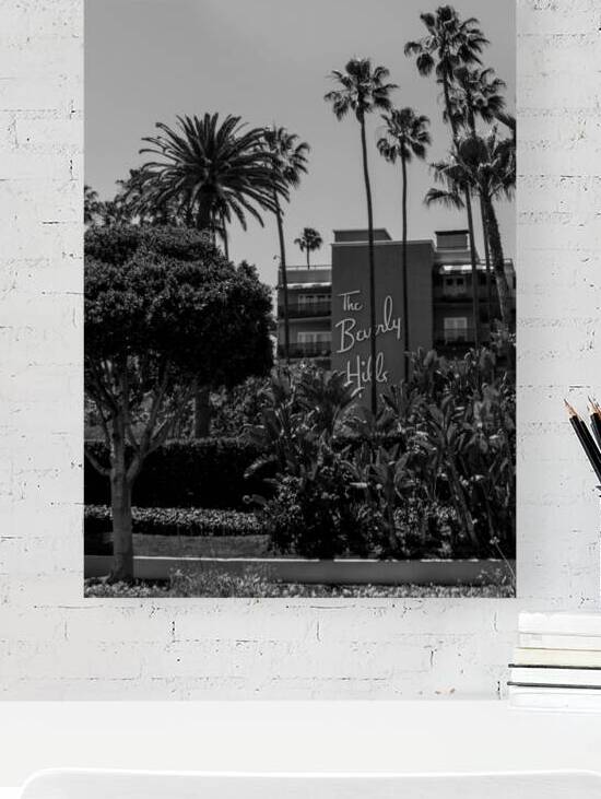 beverly hills hotel  vertical 2138 Beverly 13k.jp by Black And White