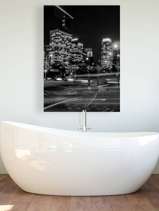 3rd 4th at beaudry downtown LA  vertical 2137 Bea by Black And White