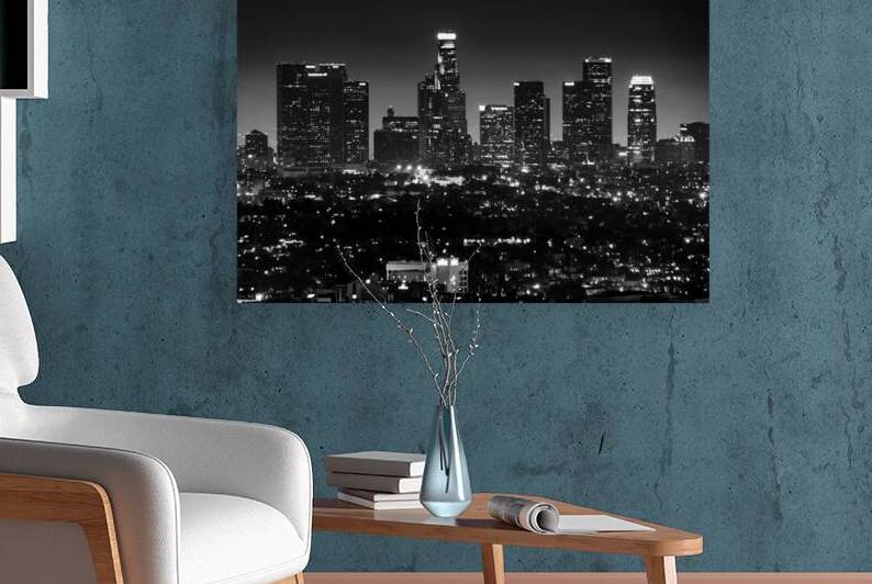 los angeles skyline from hollywood hills at night 1708197206.2926 by Black And White