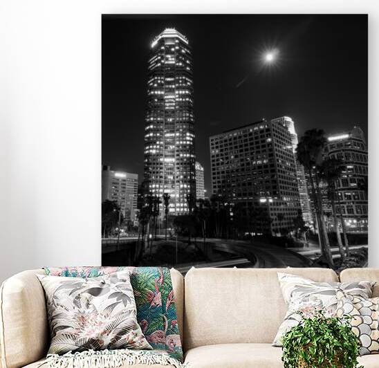 pwc building from fifth street exit ramp  square by Black And White