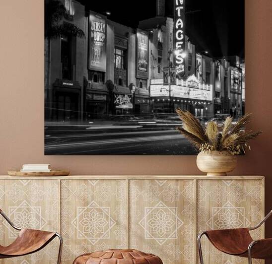 pantages theatre hollywood boulevard  square 2603 by Black And White