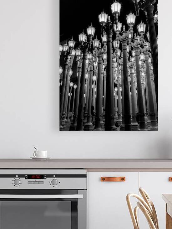 urban lights at LACMA  vertical 2759 Urban 13k.jp by Black And White