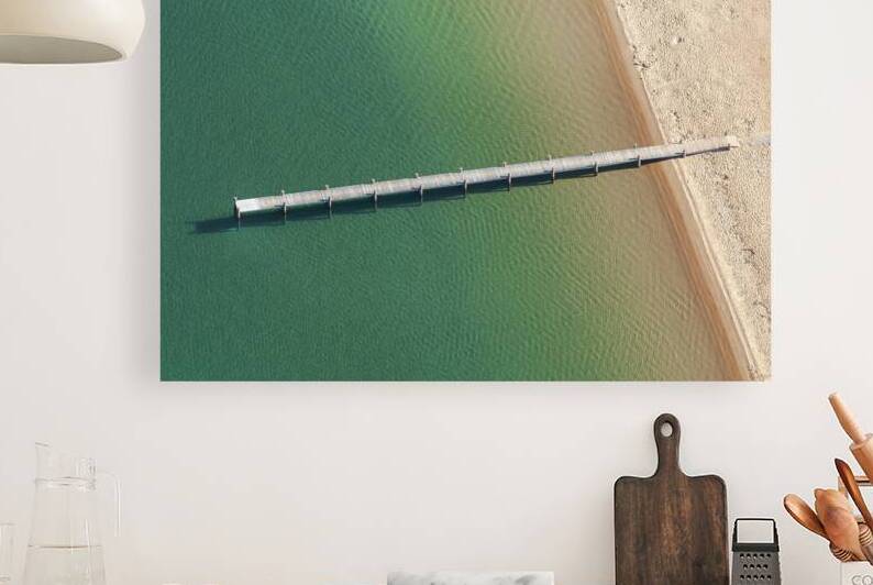 Gorgeous Lake Tahoe Water and Pier  by Evan Petty Photography