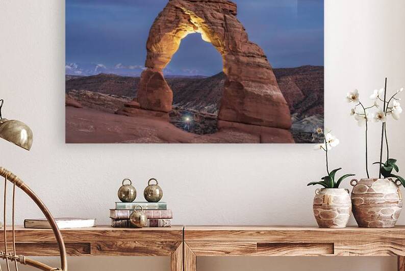 Light Shining on Delicate Arch by Geoffrey Prior