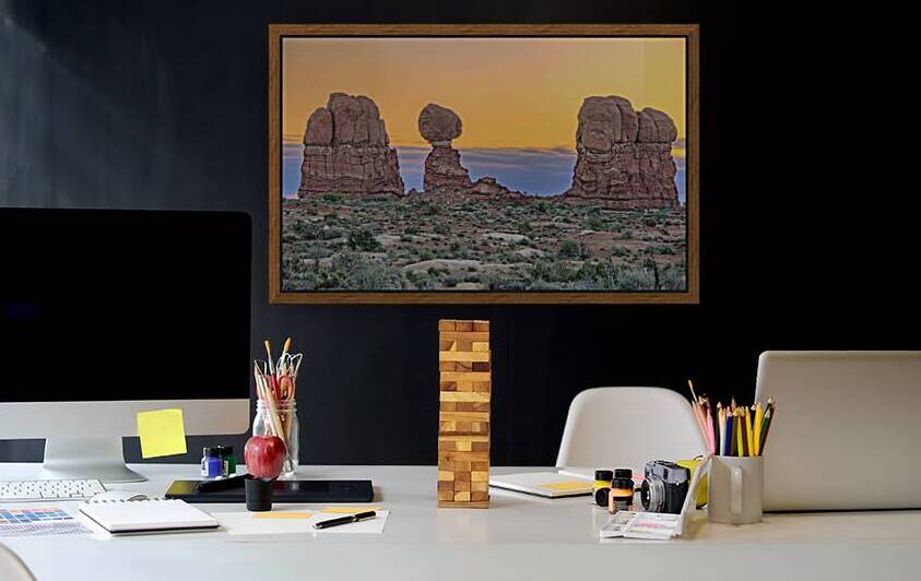 Sunrise Arches by Geoffrey Prior