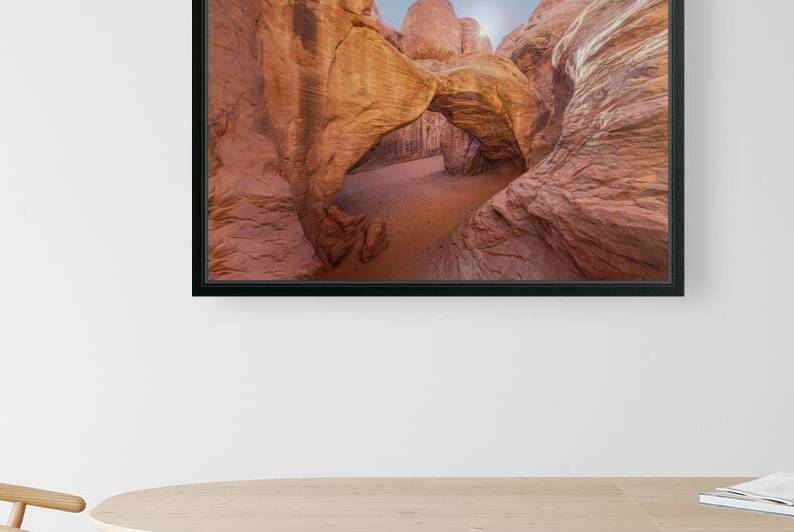 Sand Dune Arch Sun Burst by Geoffrey Prior