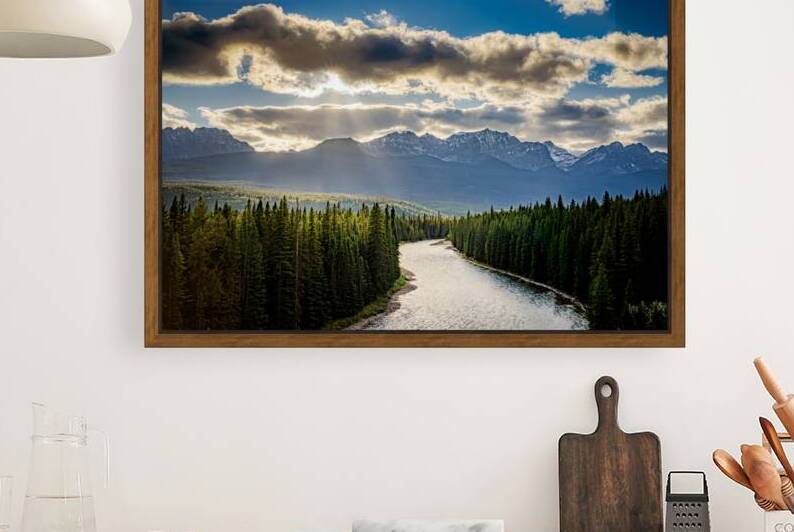 Bow River Valley by Geoffrey Prior