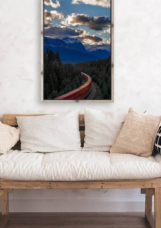 Bow Valley Train by Geoffrey Prior