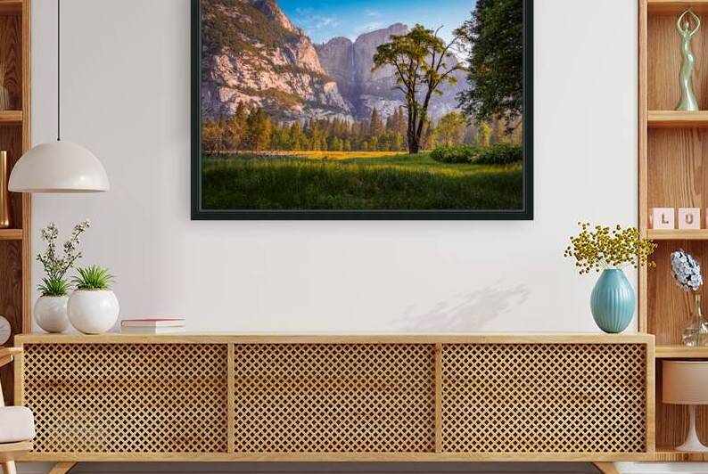 Yosemite Fals from Valey Floor by Geoffrey Prior