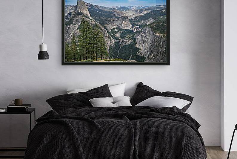 Behind Half Dome by Geoffrey Prior