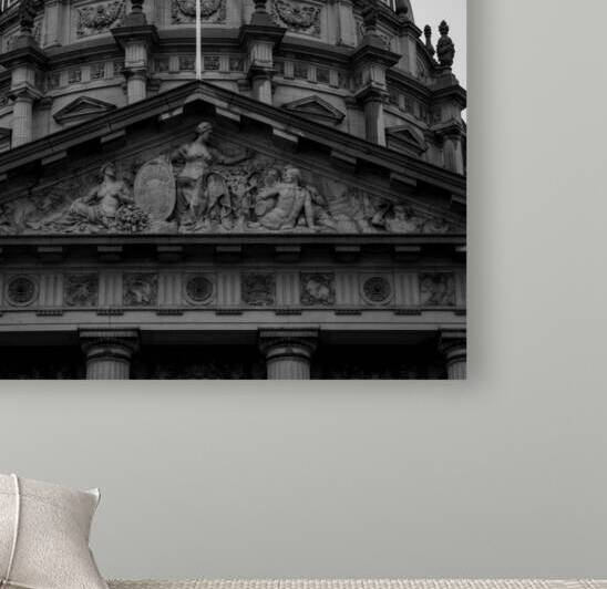 city hall dome  square 2844 Polk 13k by Black And White