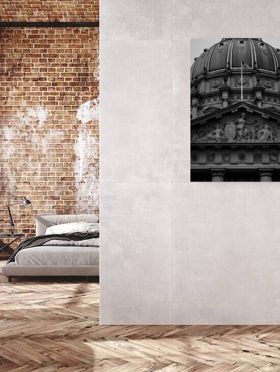 city hall dome  vertical 2844 Polk 13k by Black And White