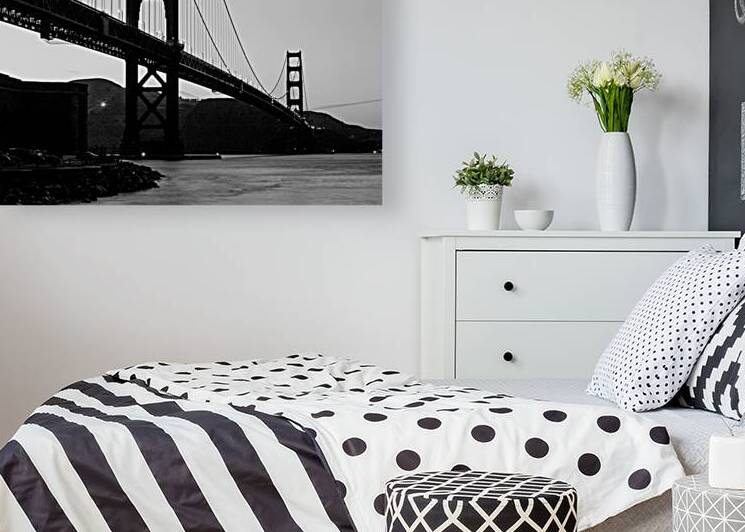 golden gate bridge at dusk  horizontal 508 Straus by Black And White