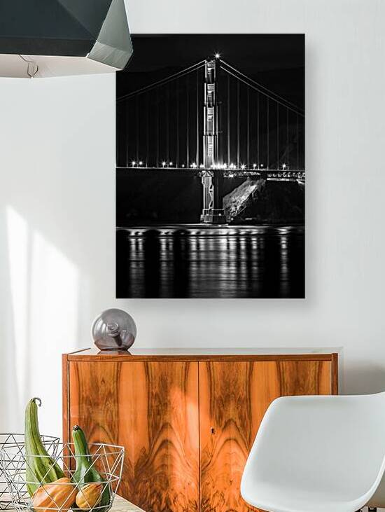 gg bridge from coit tower  vertical 3329 Conzelma by Black And White