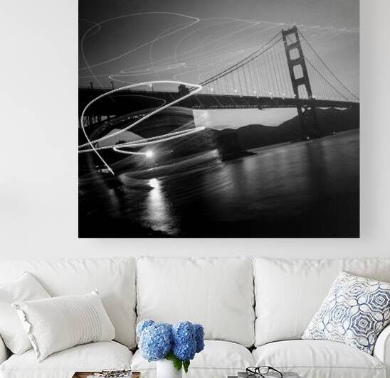 fort point and gg bridge  square 493 Chrysopylae by Black And White