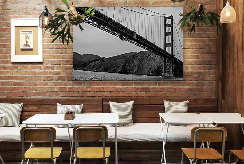 golden gate bridge  horizontal 4523 Kirby 13k by Black And White