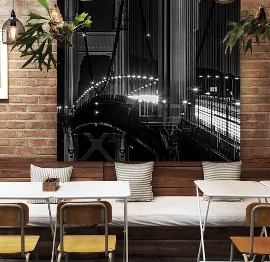 golden gate bridge rush hour traffic  square 2838 by Black And White