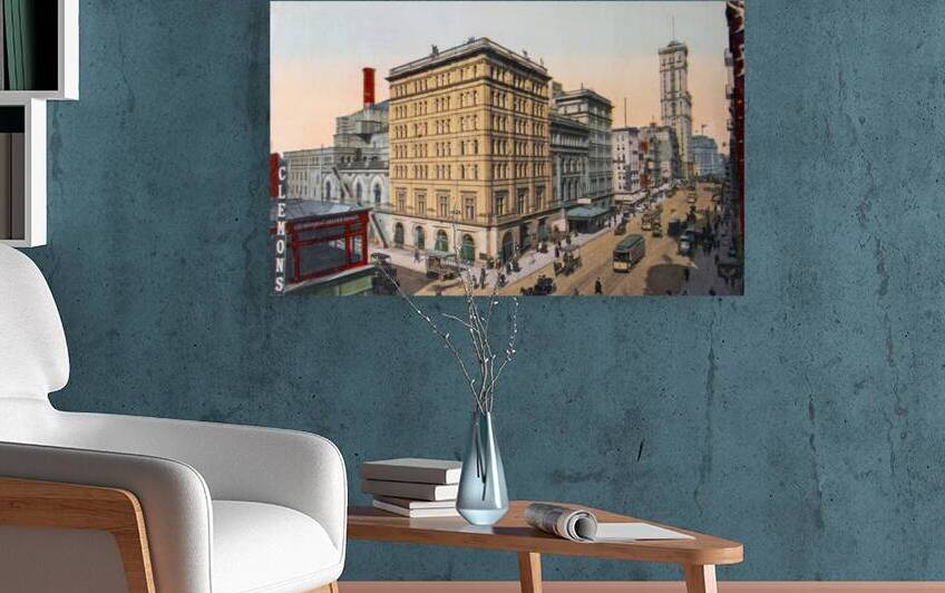 Colorized photo of Broadway New York circa 1909 by Patricia Hofmeester PHotography