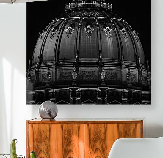 san francisco city hall rotunda night  square 283 by Black And White